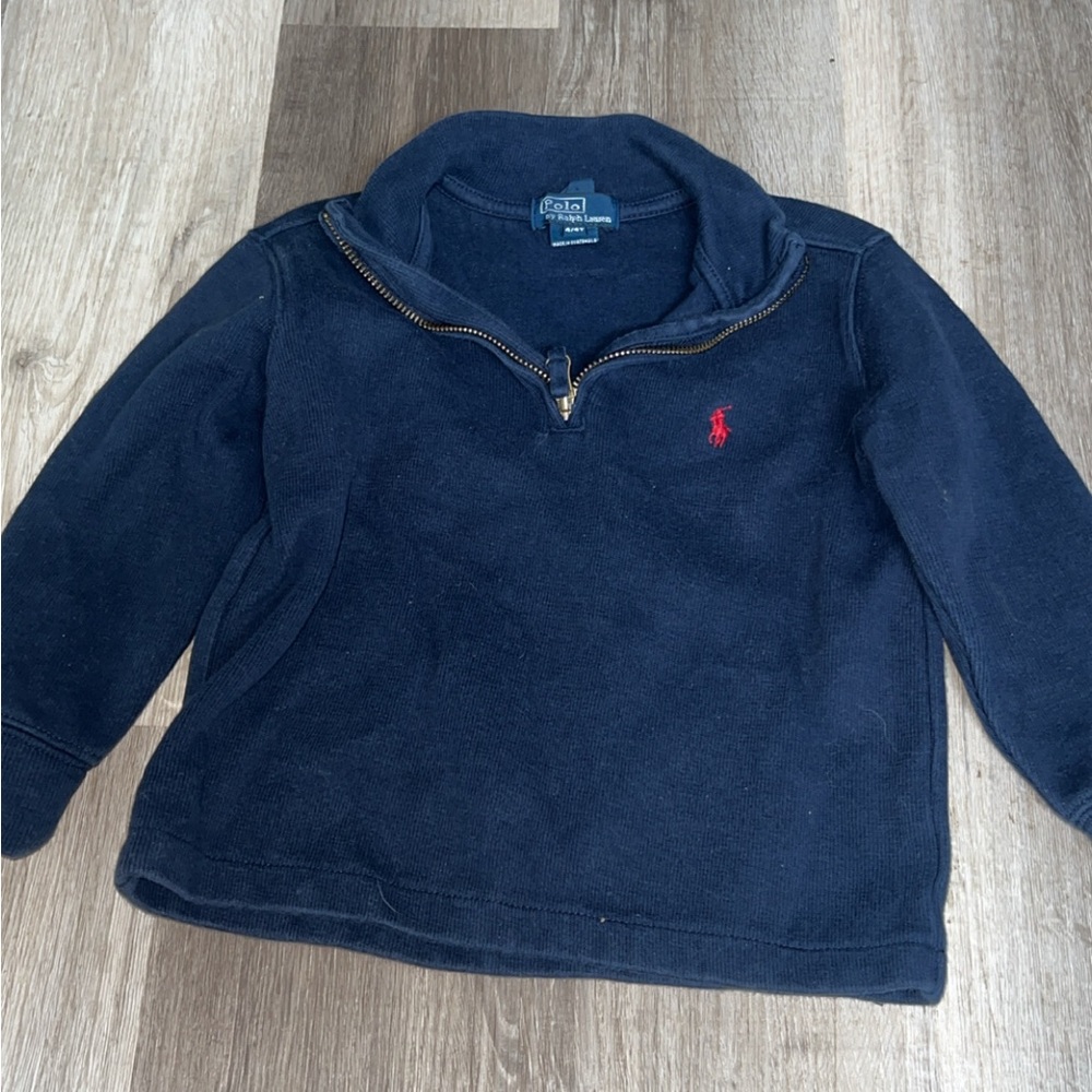 Kids polo quarter zip 4t